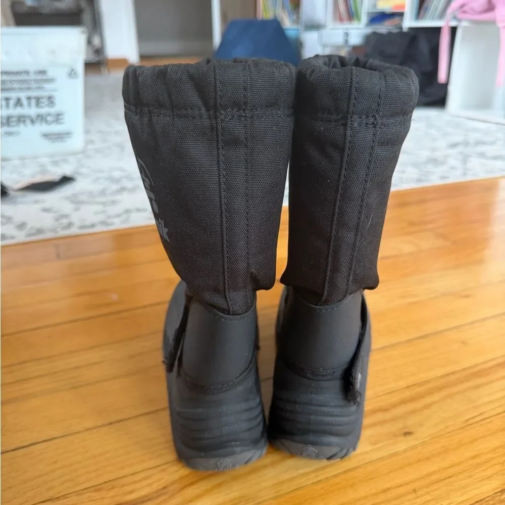 Kamik Kids Black Snow Boots size 4